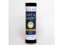 SULKY® SOFT´N SHEER PLUS schwarz, 25cm x 5m Schneidevlies